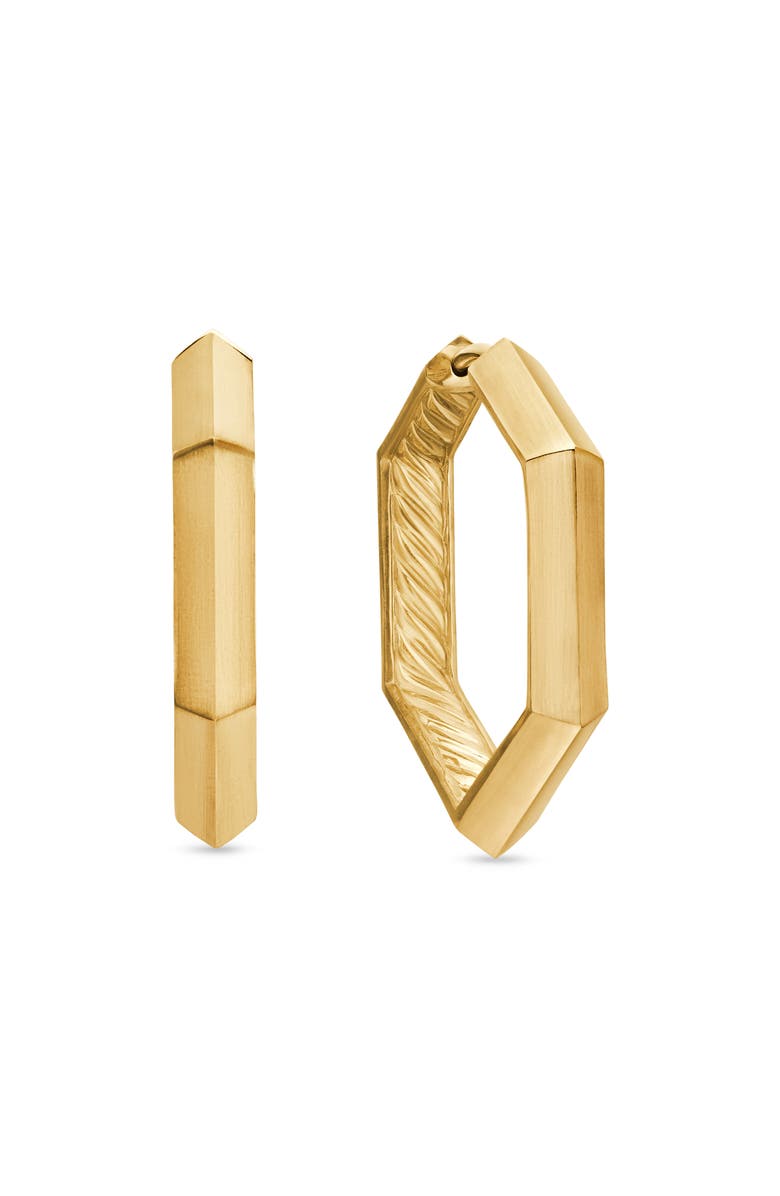 David Yurman Bold Hexagon Hoop Earrings, Main, color,