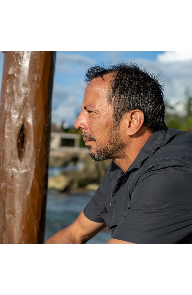 Coalatree Switchback Short-Sleeve Shirt, Alternate, color, Black