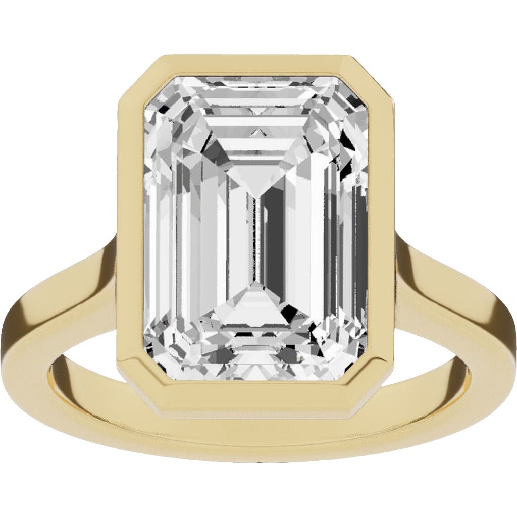 Jennifer Fisher 18K Gold Emerald Cut Lab Created Diamond Solitaire Ring - 8.0 ctw in 18K Yellow Gold  product