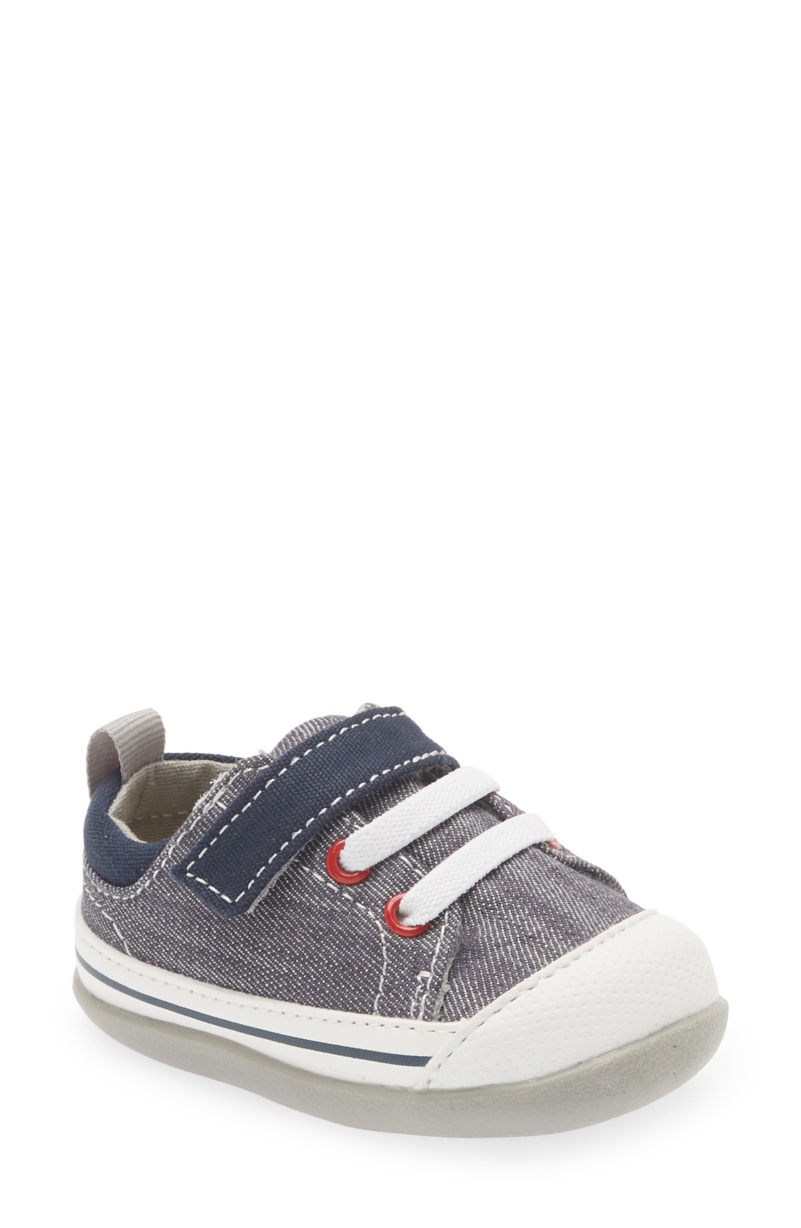 Stevie II Sneaker, Main, color, GRAY DENIM