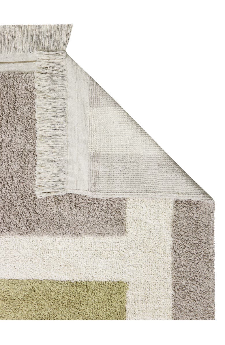 Lorena Canals Kids' Wasahable Ecocity Play Rug, Alternate, color, Stone Beige Natural Aqua