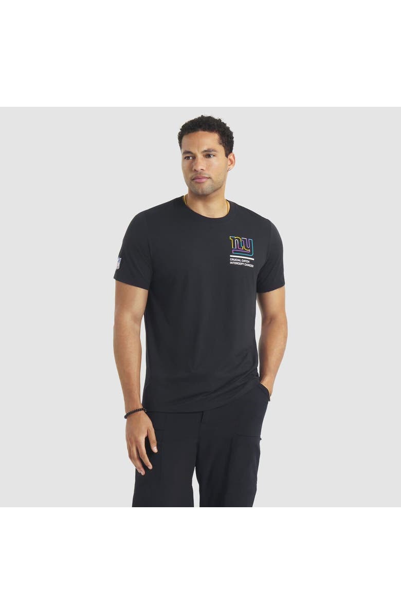 Nike Men's Nike Black New York Giants 2025 NFL Crucial Catch Tri-Blend Dri-FIT T-Shirt, Main, color, Black