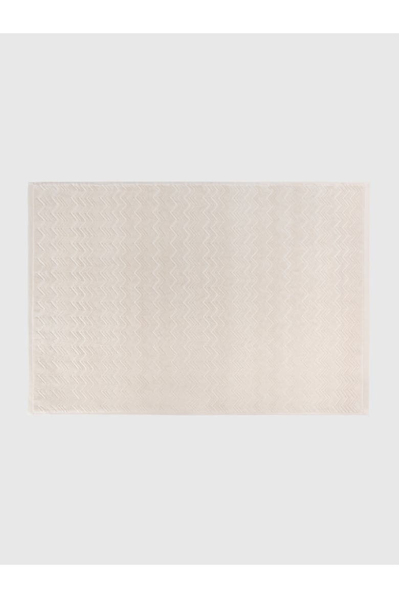 Chalk 60x90 Cm Cotton Zigzag Bath Mat, Main, color, Brown
