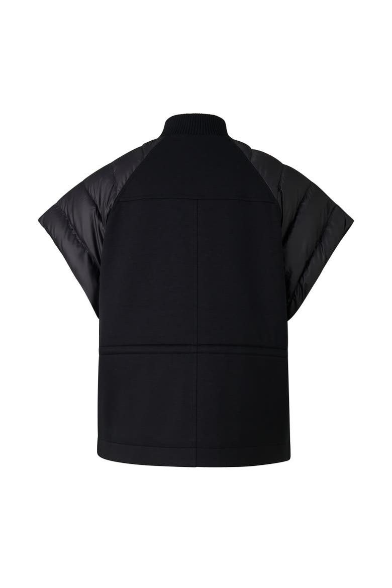 Nahla Hybrid Down Vest, Alternate, color, Black