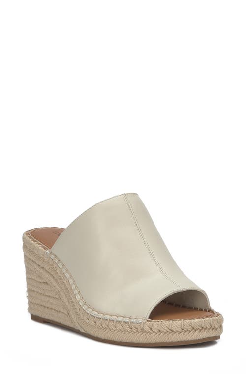 Lucky Brand Cabriah Espadrille Platform Wedge Slide Sandal In Tusk