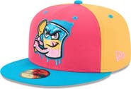 New Era Men's New Era  Pink Jacksonville Jumbo Shrimp Theme Nights 59FIFTY Fitted Hat