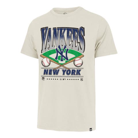 Men's '47 Tan New York Yankees Straight Shot Two Franklin T-Shirt