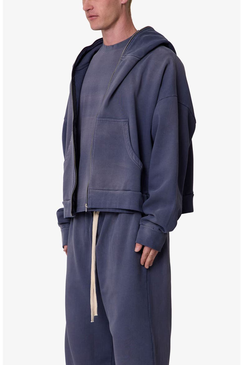 Cotton Hoodie, Alternate, color, WASHED NAVY