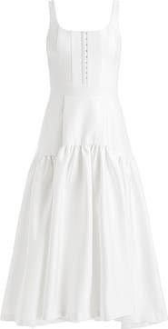 Alice + Olivia Diana High-Low Midi Dress
