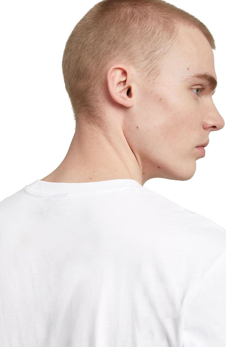 G-STAR Gel Print Organic Cotton T-Shirt, Alternate, color, White