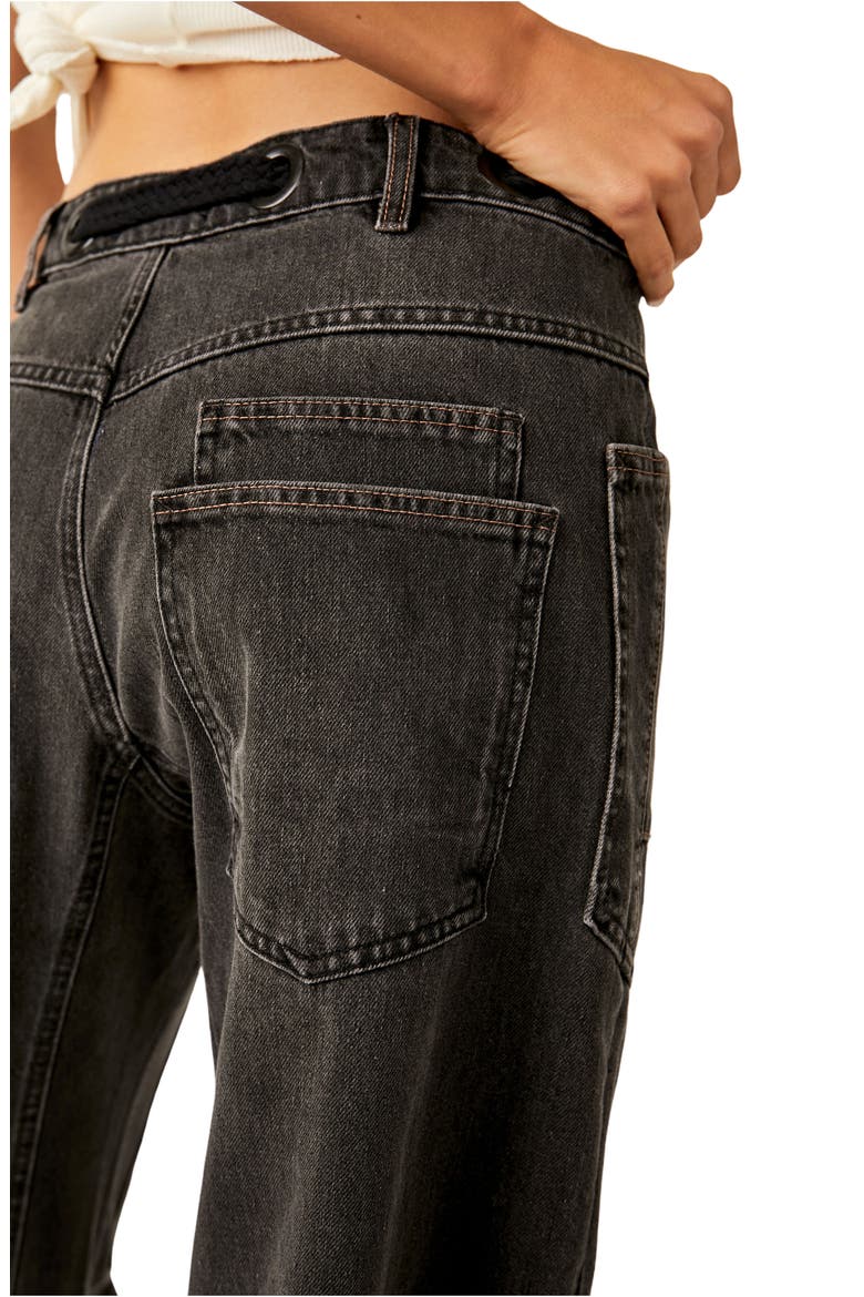 Moxie Low Rise Straight Leg Jeans, Alternate, color, NIGHTHAWK