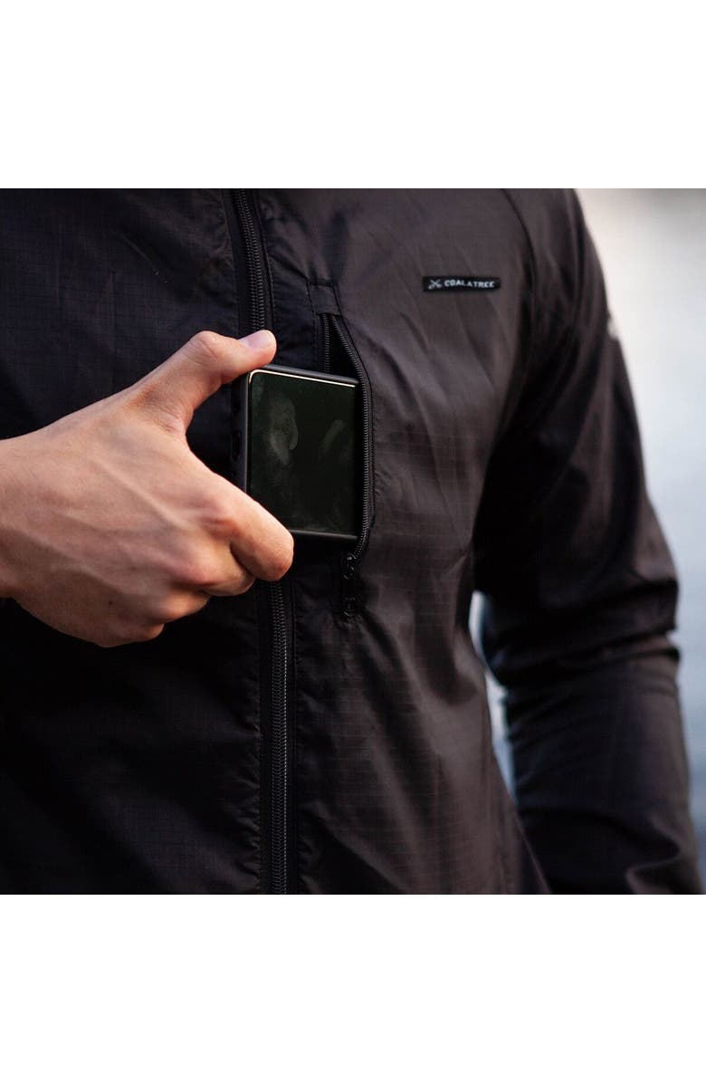 Coalatree Whistler Windbreaker, Alternate, color, Black