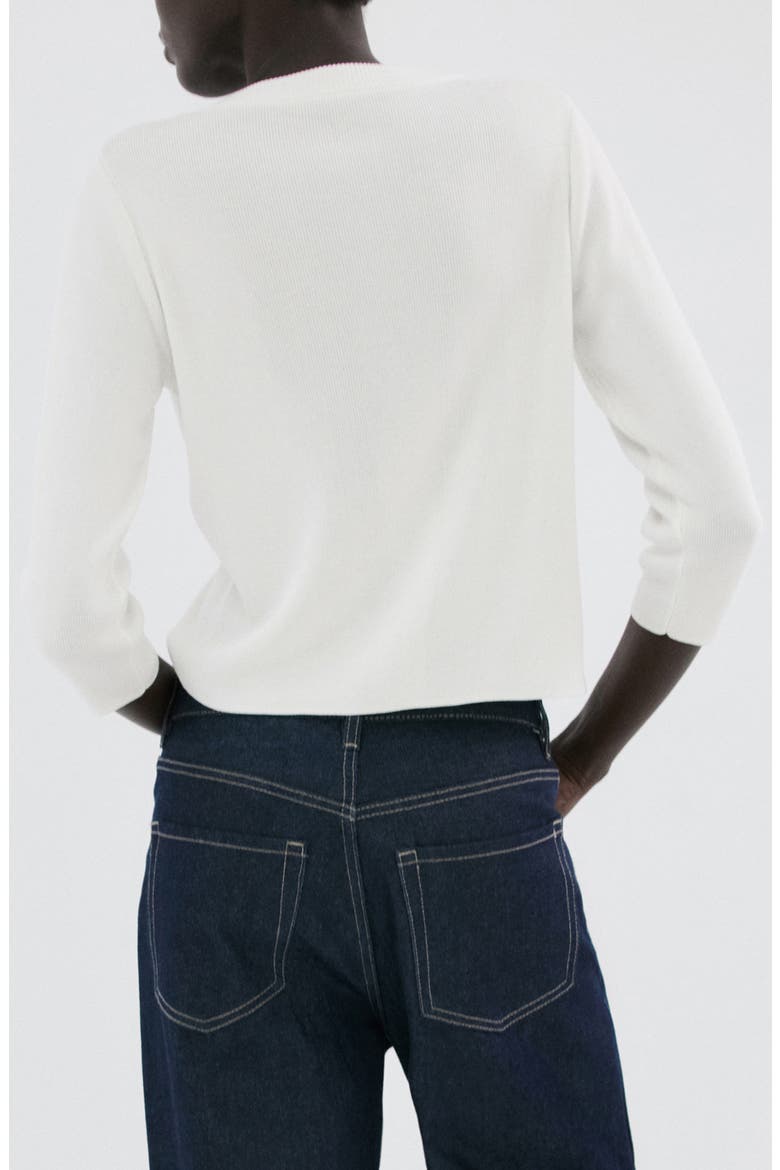 Front Button Cardigan, Alternate, color, ECRU
