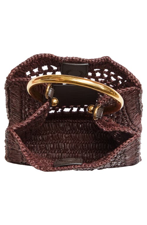 Chloé Mini Summer Banana Raffia Tote