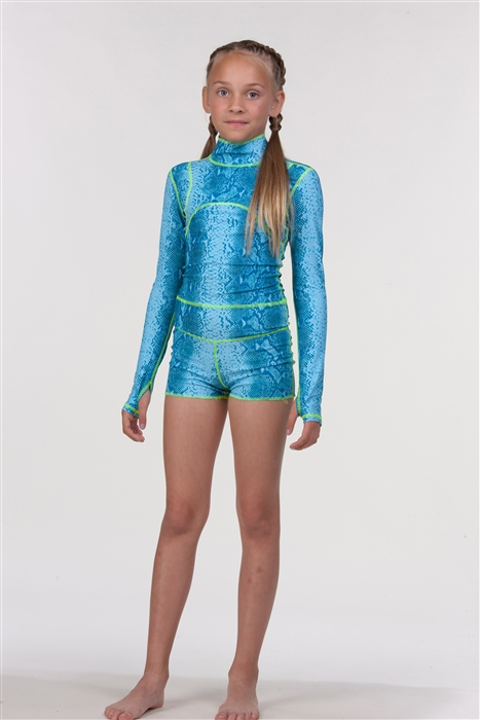 Girls' One-Piece Swimsuit - UPF 50+