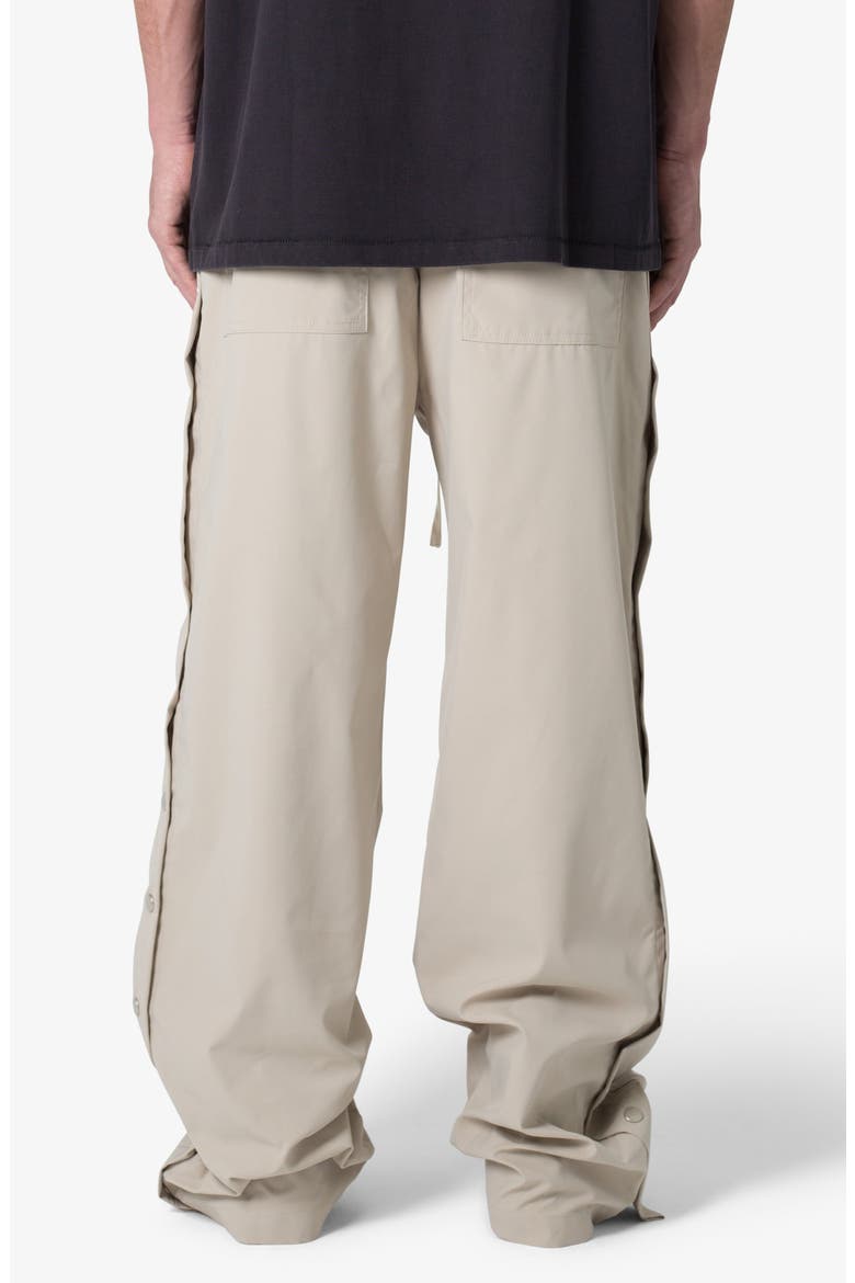 Oversize Side Snap Nylon Pants, Alternate, color, TAN