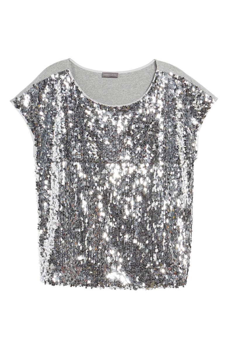 Vince Camuto Sequin Front Top, Alternate, color, 