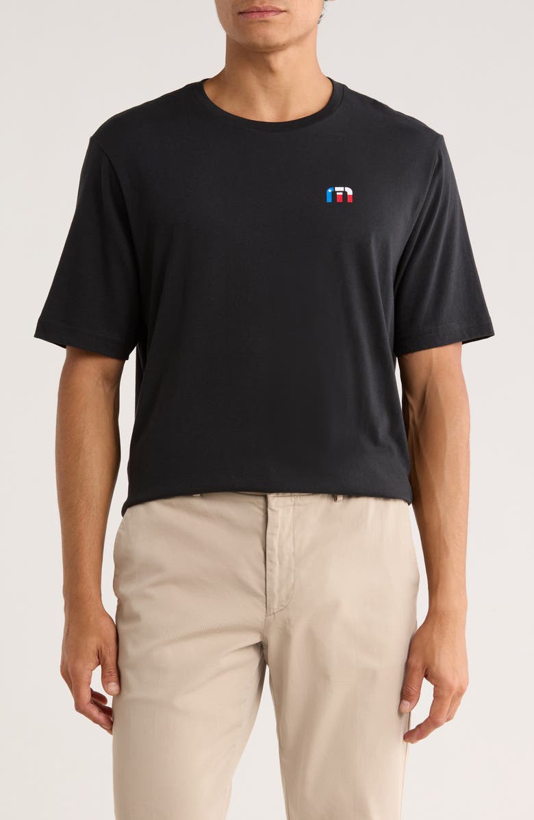 TravisMathew Dinosaur Valley Graphic T-Shirt, Main, color, Black