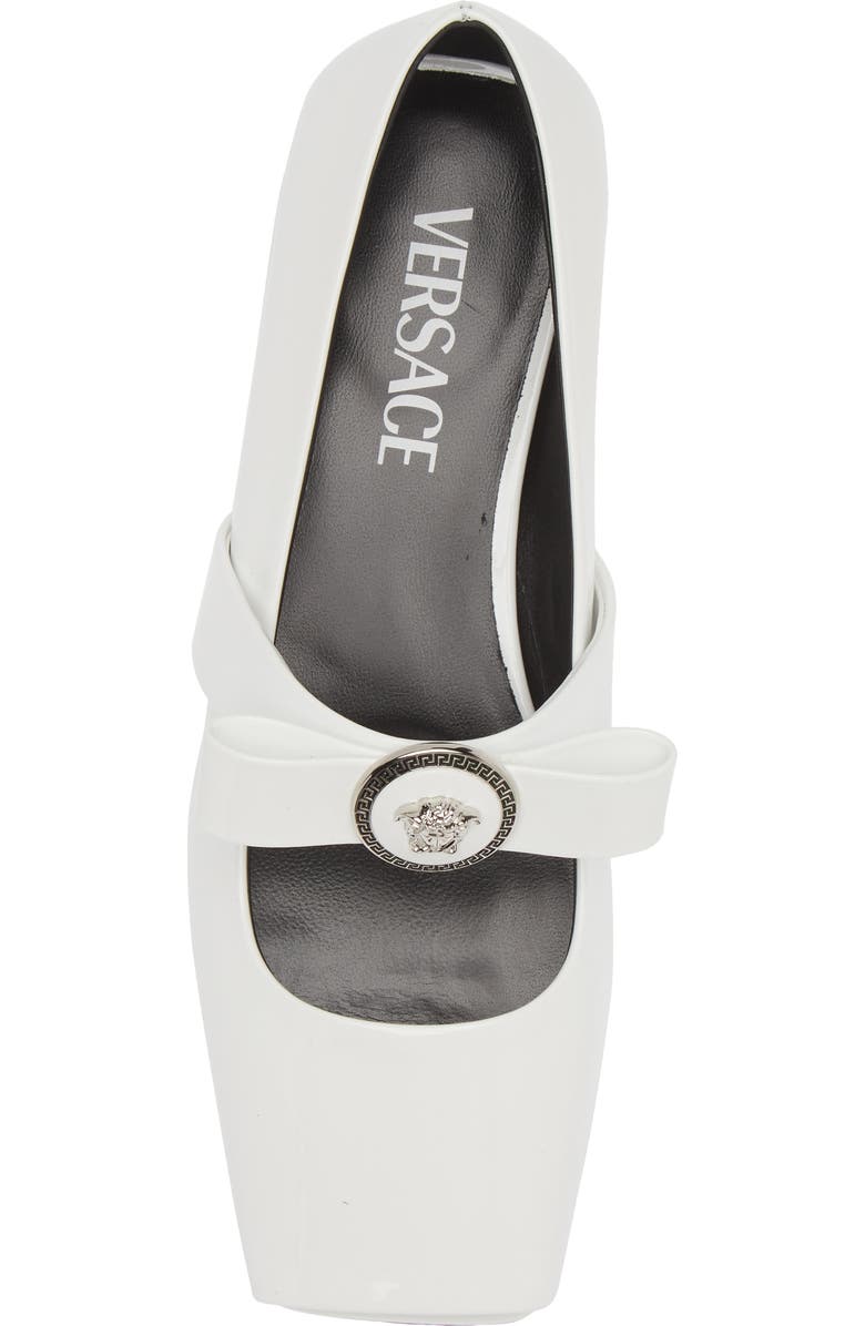 Versace Gianni Ribbon Ballet Flat, Alternate, color,