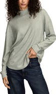 Lucky Brand Cloud Mock Neck Top