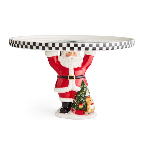 Christmas Tree Footed Treat Tray