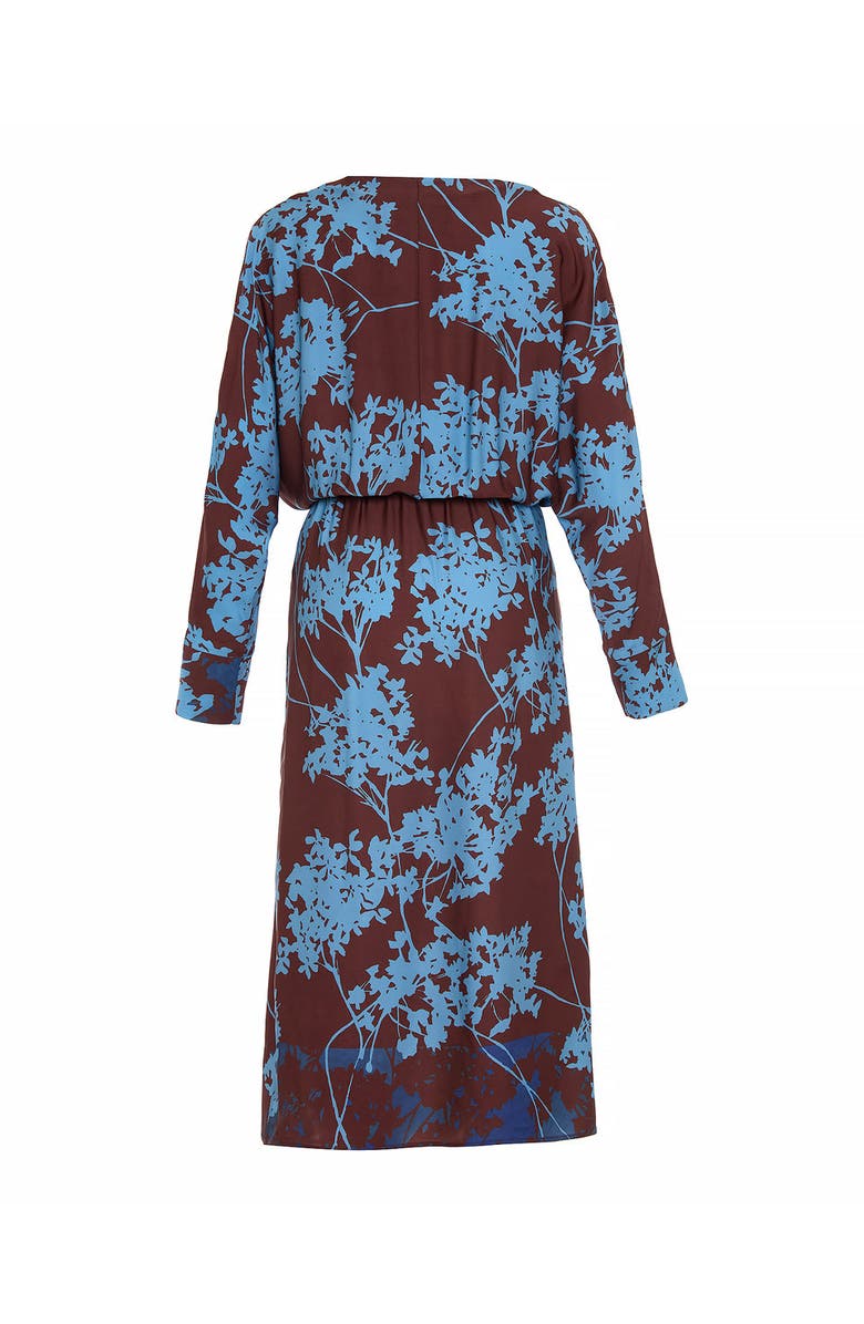 THEO The Label Hydra Printed Maxi Dress, Alternate, color, Koffee/Blue
