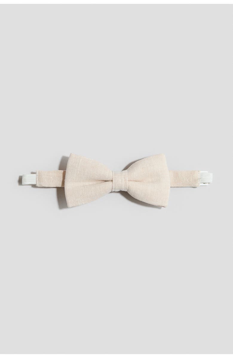 H&M Bow Tie, Main, color, Light Beige