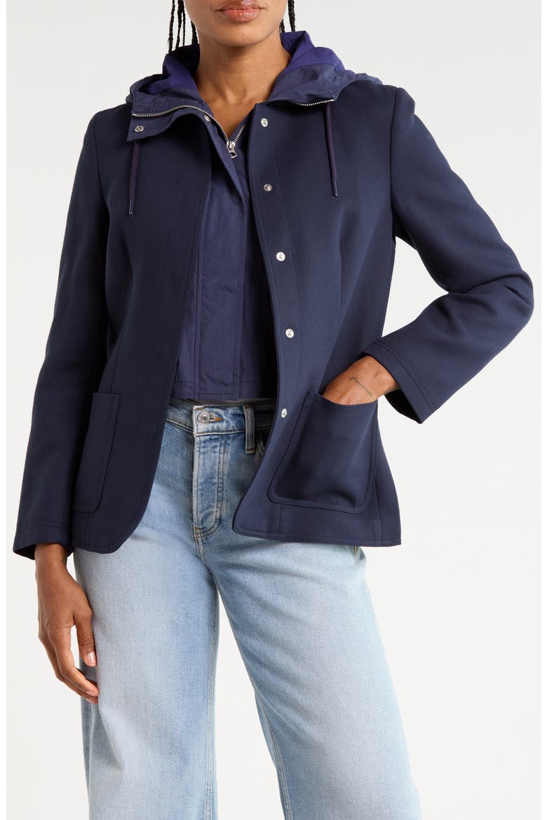 Zora Combo Blazer, Main, color, SAP BLUE