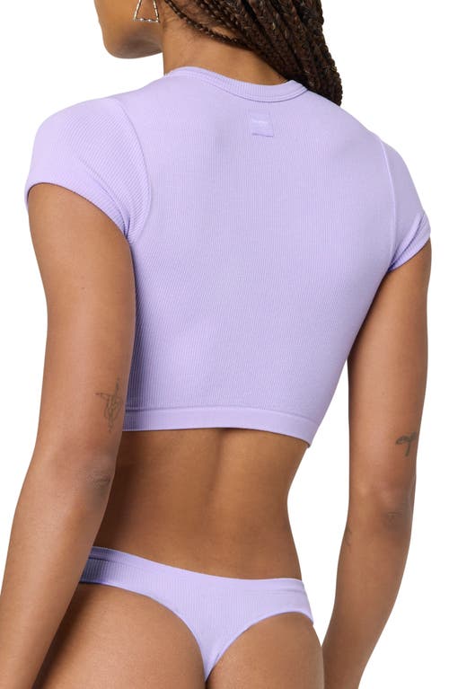 FLORENCE BY MILLS FLORENCE BY MILLS SOFTIE SEAMLESS RIB BABY TEE