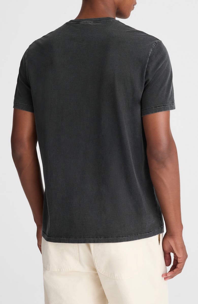 Madewell The Rockaway Garment Dye T-Shirt, Alternate, color, Coal