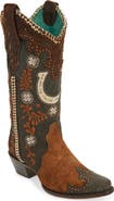 CORRAL Horseshoe Overlay Western Boot