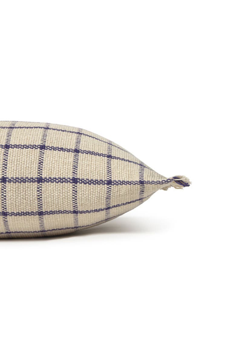 Lorena Canals Cushion Geo Block, Alternate, color, Navy Blue, Natural