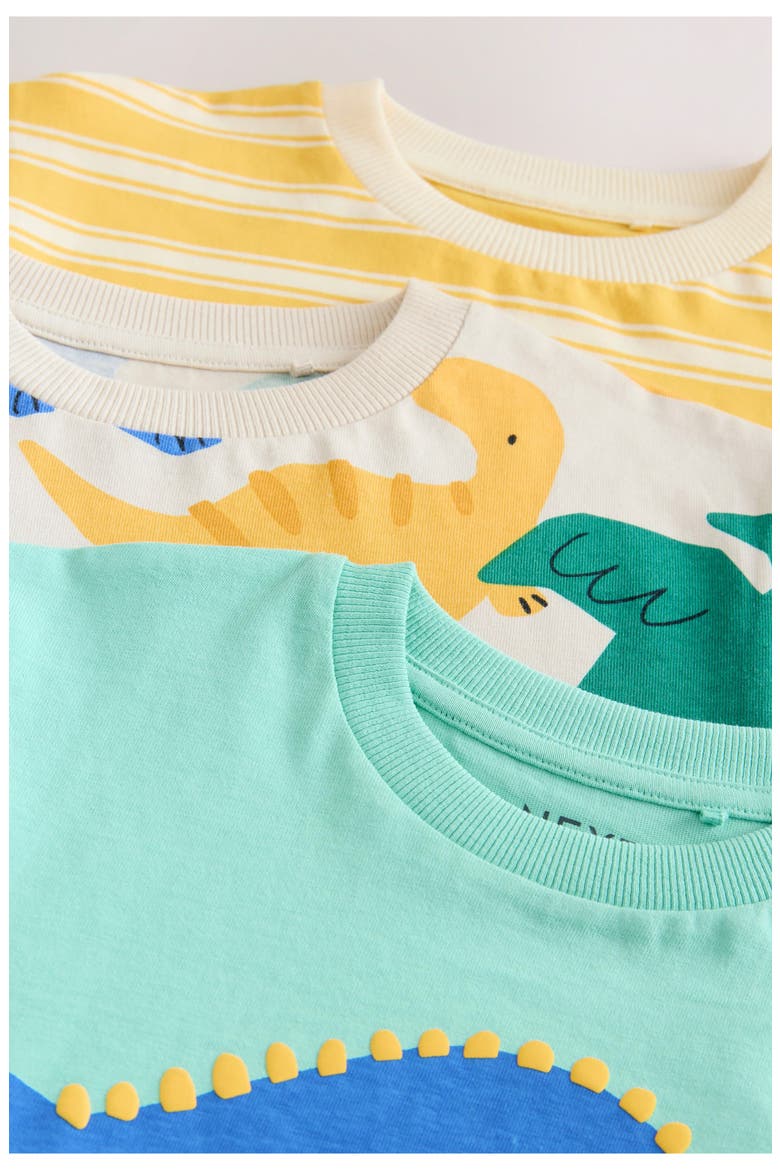 Kids' 3-Pack Assorted Graphic T-Shirts, Alternate, color, YELLOW/ BLUE ASSORTED