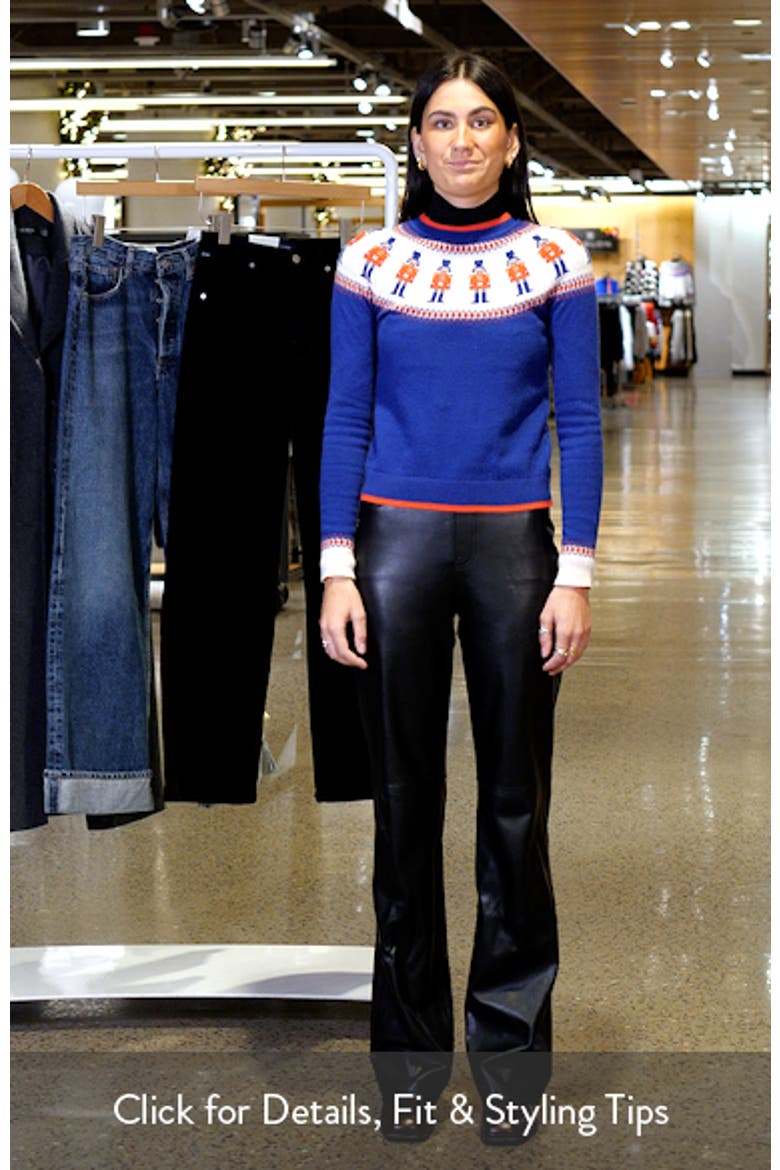 Edie Holiday Fair Isle Sweater video