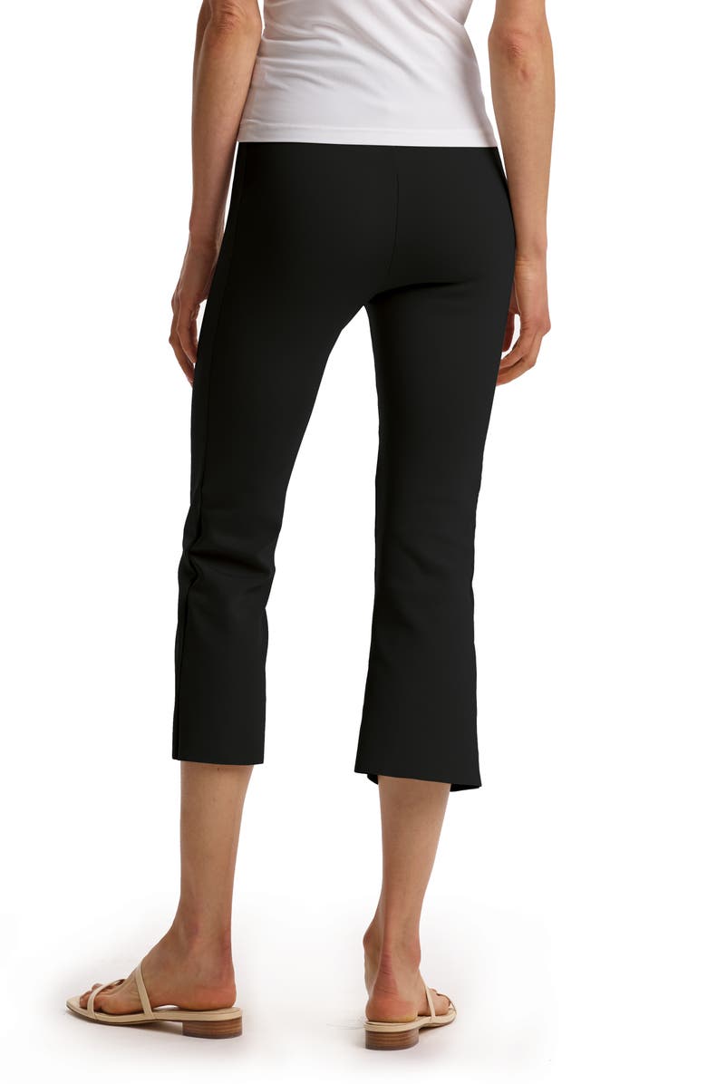 Commando Neoprene Flare Crop Leggings, Alternate, color, Black