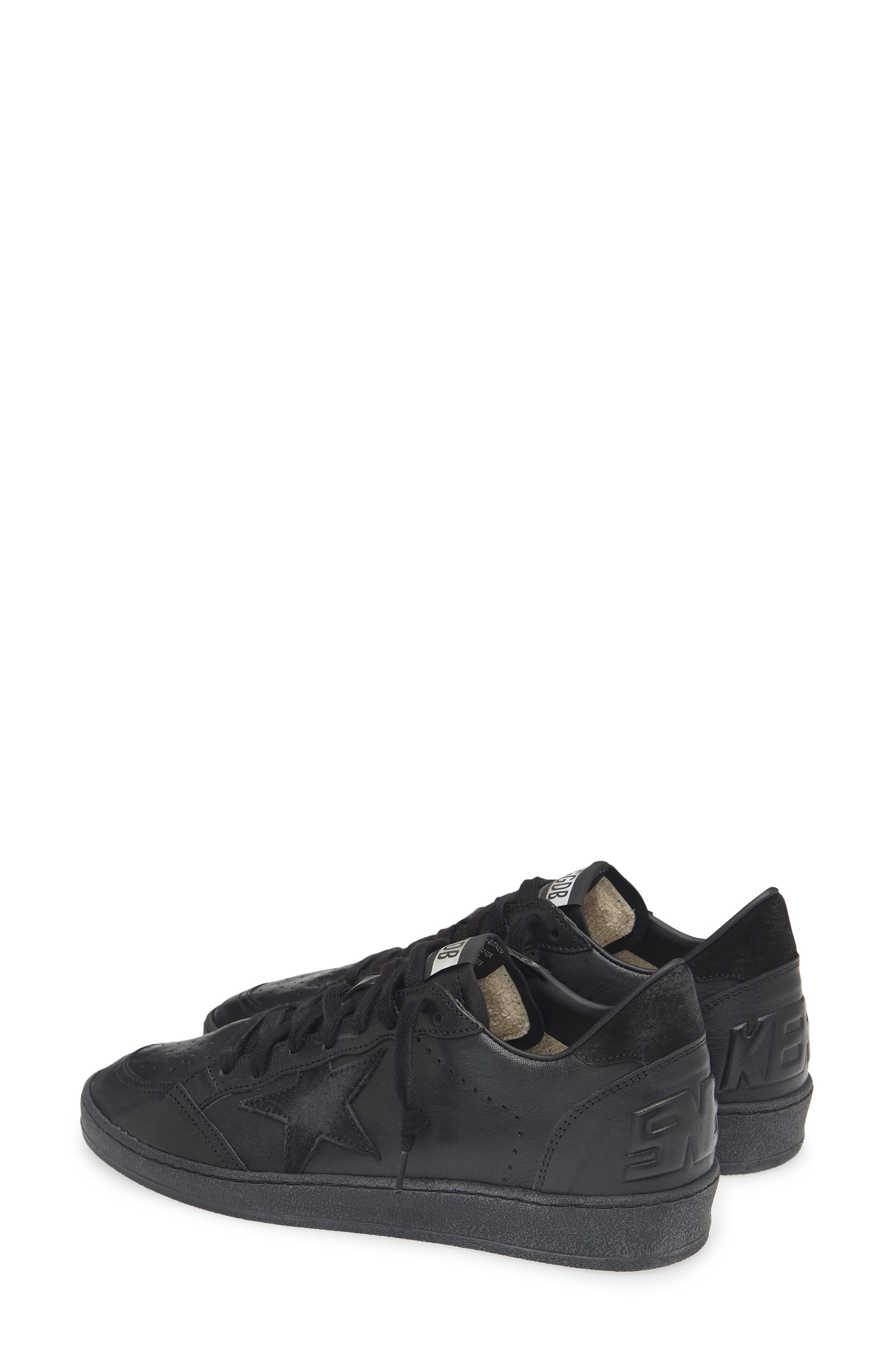 Ball Star Sneaker, Alternate, color, BLACK