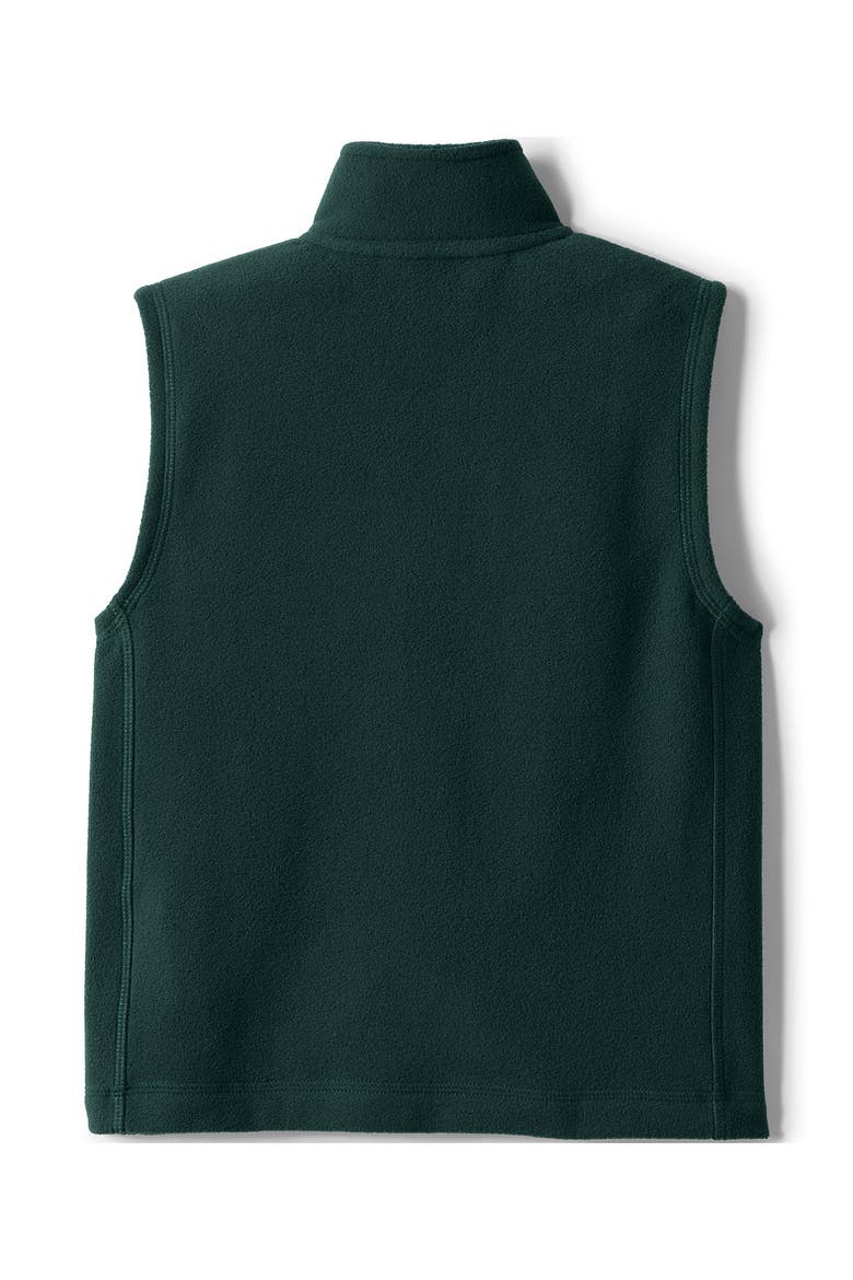 Kids Lightweight Fleece Vest, Alternate, color, Evergreen