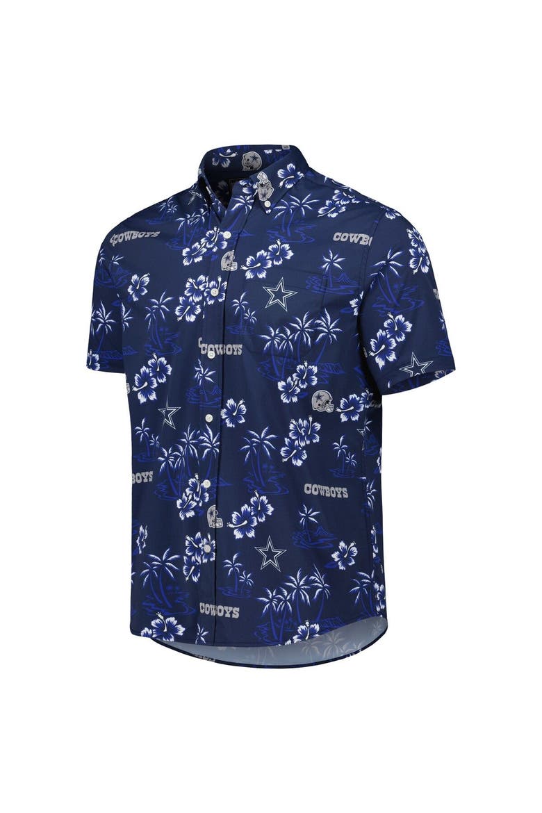 Men's Reyn Spooner Navy Dallas Cowboys Kekai Button-Up Shirt, Alternate, color, Navy