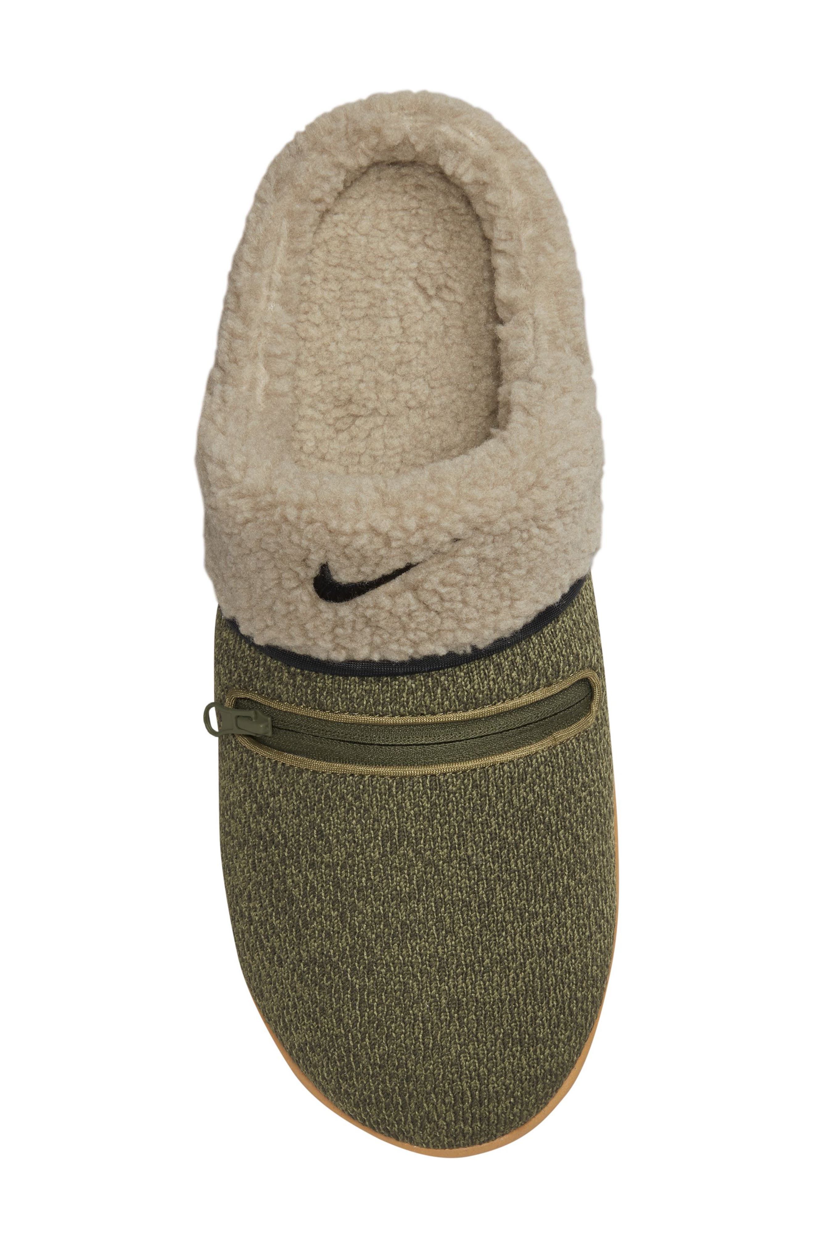 Burrow Slipper, Alternate, color, PILGRIM/ BLACK/ LIMESTONE