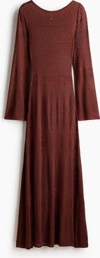 H&M Pointelle-knit Maxi Dress