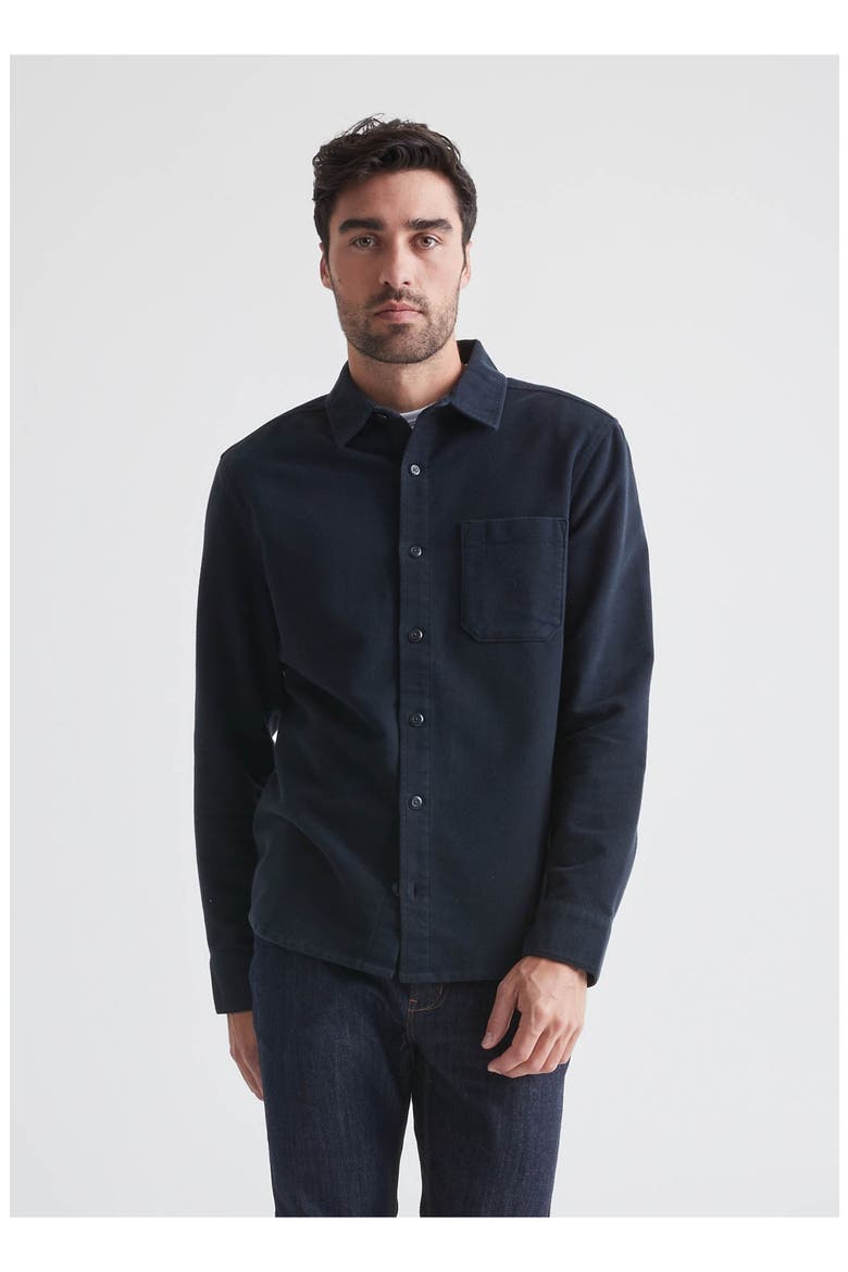 No Sweat Moleskin Shirt, Alternate, color, Navy