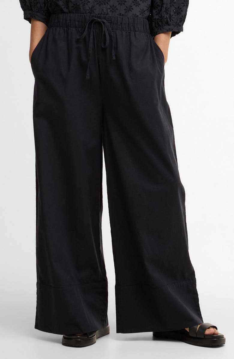 Barbour Josie Linen & Cotton Pants, Main, color, 