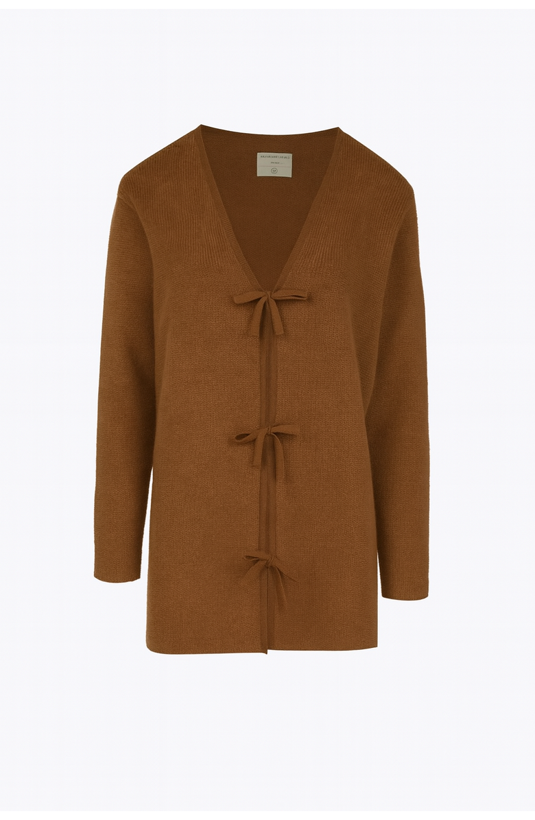 Alexandra Bueno Cherry Knit Bow Sweater, Main, color, 