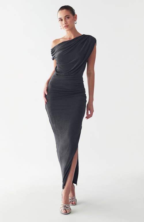 Bwldr Veleda Midi Dress In Gray