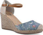 White Mountain Footwear Mamba Espadrille Wedge Sandal - Wide Width