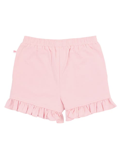 Rufflebutts Girls Knit Ruffle Trim Shorts
