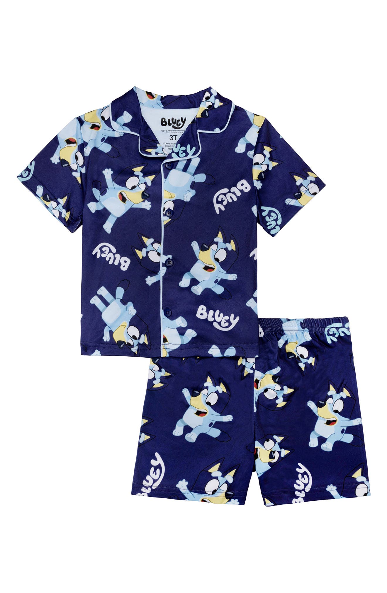 AME Kids' x Disney Bluey Short Pajamas