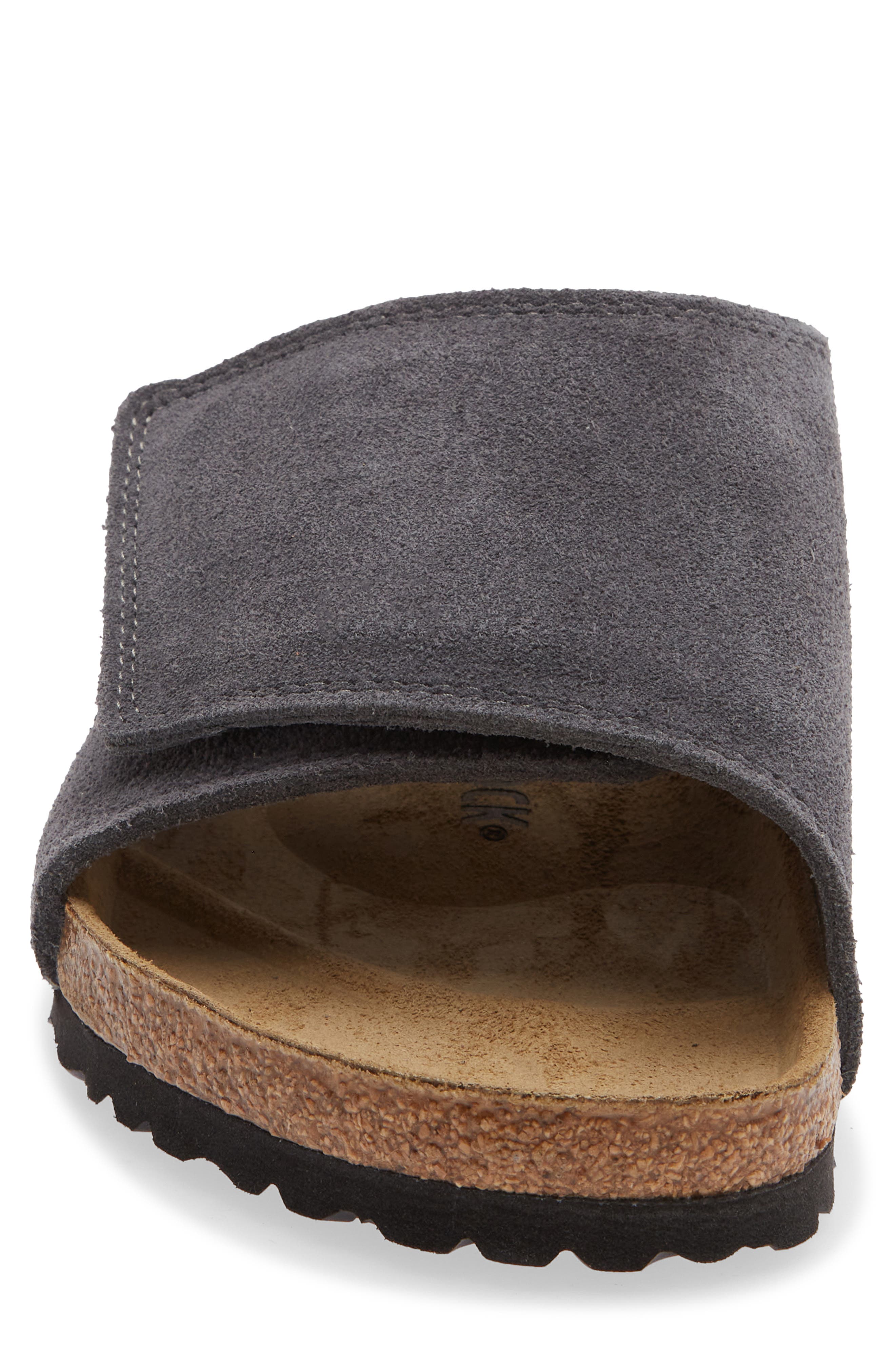 Birkenstock Solana Slide Sandal, Alternate, color, Charcoal