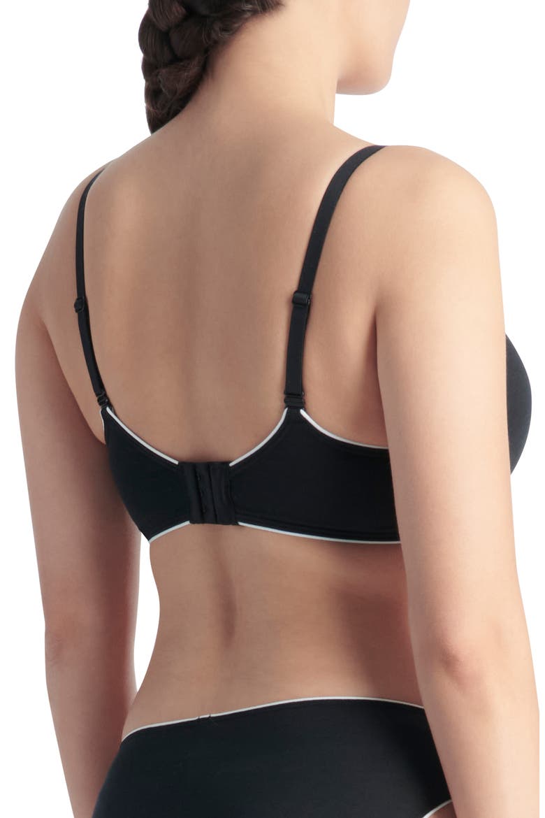 Padded Bralette, Alternate, color, BLACK