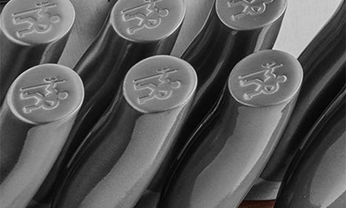 Henckels Cutlery Graphite Stainless Steel Knife Block 20-piece Set In Black